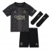 Billiga Paris Saint-Germain Nuno Mendes #25 Barnkläder Tredje fotbollskläder till baby 2023-24 Kortärmad (+ Korta byxor)